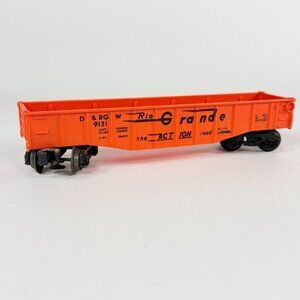 Lionel Rio Grande D&RG 9131 Orange Gondola Railroad Train Car Vintage